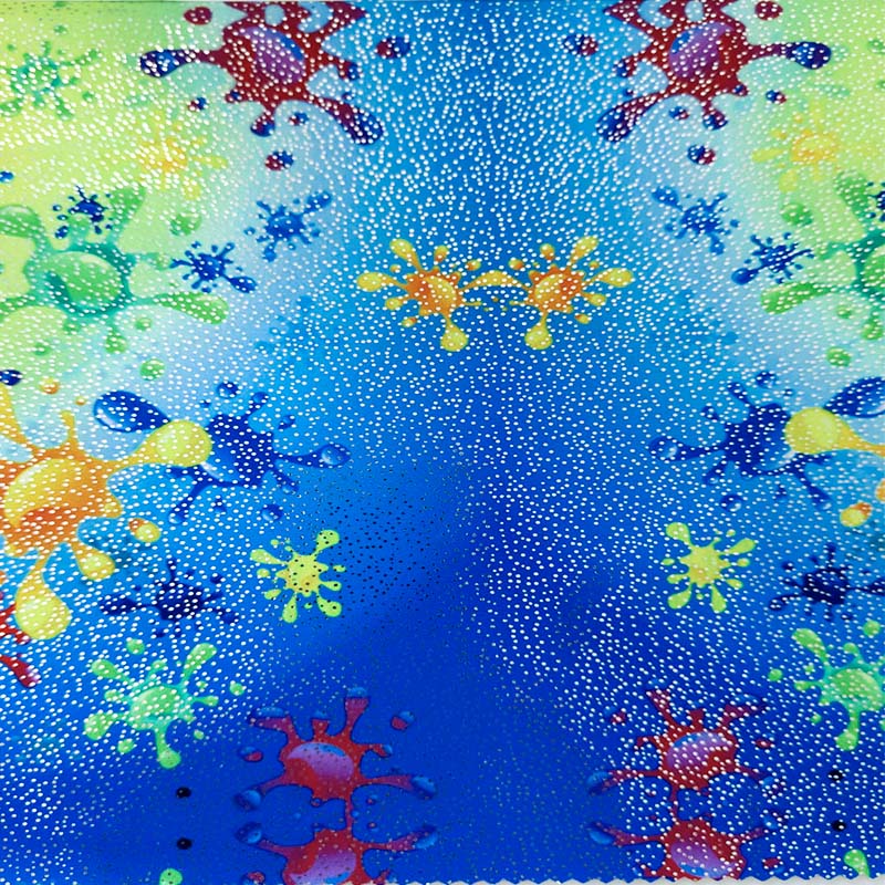 Lycra Fantasia Laminata Macchie Azzurro1 Lycra Fantasia Laminata Macchie Azzurro - immagine 1